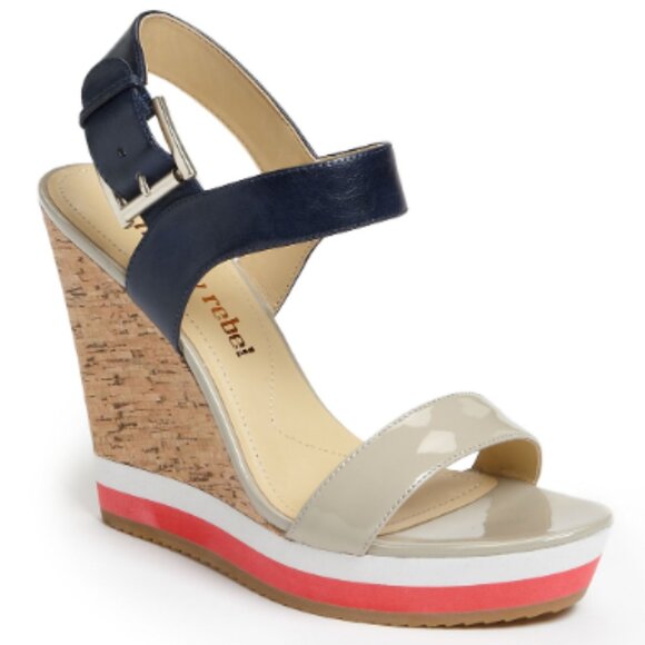 LUXURY REBEL Dani Wedge Sandal size 7 - Picture 1 of 7